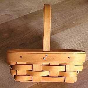 Longaberger MINI basket Authentic Classic Farmhouse Country 1999 dated Cute Farm